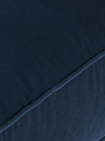 Sofa z aksamitu z drewnianymi nogami Paola (2-osobowa), Tapicerka: aksamit (poliester) 70 00, Nogi: drewno świerkowe, lakiero, Aksamitny niebieski, S 179 x G 95 cm