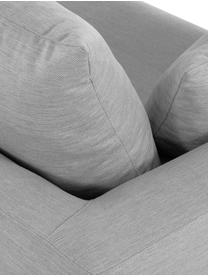 Sofá Zach (2 plazas), Tapizado: polipropileno Alta resist, Estructura: aglomerado y madera maciz, Patas: plástico, Tejido gris, An 183 x F 90 cm