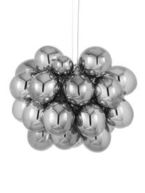 Hanglamp met glazen bollen Gross Grande, Baldakijn: verchroomd nikkel, Chroomkleurig, Ø 62 x H 50 cm