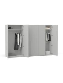 Modularer Drehtürenschrank Leon, 300 cm Breite, mehrere Varianten, Korpus: Spanplatte, FSC-zertifizi, Grau, Classic Interior, B 300 x H 236 cm