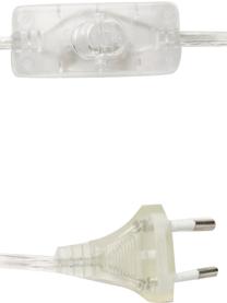 Lámpara de mesa de cerámica Alice,, Pantalla: lino, Cable: plástico, Marrón, Ø 26 x Al 49 cm