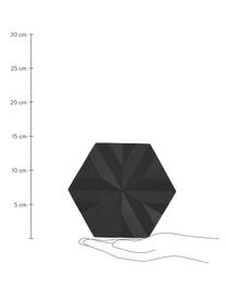 Topfuntersetzer Ori, 2 Stück, Silikon, Schwarz, L 16 x B 14 cm