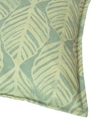 Kissenhüllen Armanda mit grafischem Muster, 2er-Set, 80 % Polyester, 20 % Baumwolle, Grüntöne, B 45 x L 45 cm