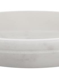 Marmor-Seifenschale Lorka, Marmor, Weiß, Ø 10 x H 2 cm