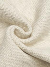 Alfombra kilim artesanal de lana con flecos Rainbow, Flecos: 100% algodón Las alfombra, Blanco natural, An 170 x L 240 cm (Tamaño M)