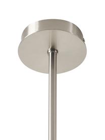Veľká závesná lampa Cassandra, Odtiene matnej striebornej, Š 143 x H 73 cm