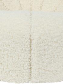 Kinder teddy stoel Shaggy, Polyester (teddybont), Crèmewit, Ø 54 x H 46 cm
