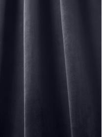 Sametové zatemňovací závěsy s kroužky Rush, 2 ks, 100 % polyester (recyklovaný), Tmavě modrá, Š 135 cm, D 260 cm