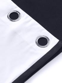 Sametové zatemňovací závěsy s kroužky Rush, 2 ks, 100 % polyester (recyklovaný), Tmavě modrá, Š 135 cm, D 260 cm