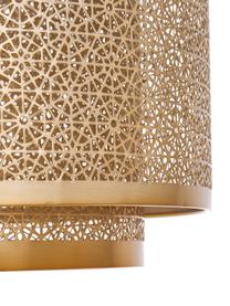 Lampa wisząca z metalu w stylu boho Hermine, Odcienie mosiądzu, matowy, Ø 35 x W 28 cm
