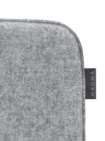 Filz-Sitzauflagen Avaro Square, 4 Stück, Grau, B 35 x L 35 cm