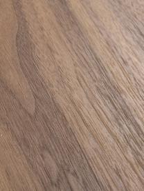 Set 2 tavolini in legno marrone scuro Dan, Pannello di fibra a media densità (MDF) con finitura in legno di noce, Marrone scuro, Set in varie misure