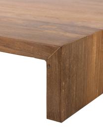 Tavolino da salotto in legno Sungkai Plateau, Legno Sungkai, Marrone, Larg. 62 x Prof. 53 cm