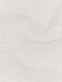 Housse de coussin perles brodées Emery, 100 % coton, Multicolore, blanc, noir, larg. 40 x long. 40 cm
