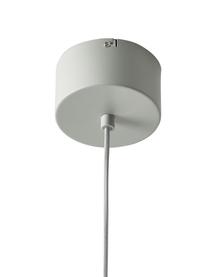 Lámpara de techo redonda LED Alva, Cable: cubierto en tela, Gris claro, Ø 28 x Al 150 cm