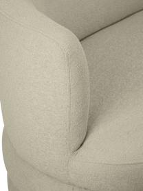Divano di design 3 posti in bouclé Solomon, Rivestimento: 100% poliestere 35.000 ci, Struttura: legno di abete massiccio , Piedini: plastica, Tessuto bouclé verde matcha, Larg. 193 x Prof. 92 cm