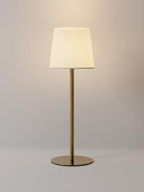 Stmievateľná stolová lampa s USB pripojením Fausta, Odtiene zlatej, biela, Ø 13 x V 37 cm