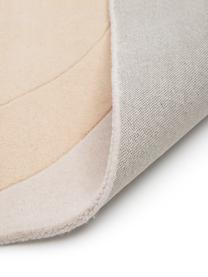 Tappeto in lana taftato a mano con motivo astratto Luke, Retro: 100% cotone Nel caso dei , Tonalità beige e grigie, Larg.160 x Lung. 230 cm  (taglia M)