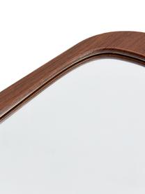 Wandspiegel May, Rahmen: Holz- Optik, Rückseite: Mitteldichte Holzfaserpla, Spiegelfläche: Spiegelglas, Dunkles Holz, B 41 x H 55 cm