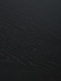 Runder Couchtisch Didi aus Eichenholz, Massives Eichenholz, lackiert, Schwarz, Ø 80 cm