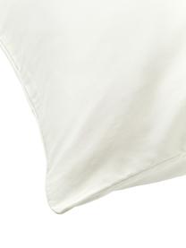 Funda de almohada de satén estampada Marino, Beige, tonos verdes, An 45 x L 110 cm