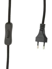 Stolní lampa z juty Cecillia, Hnědá, bílá, Ø 32 cm, V 48 cm