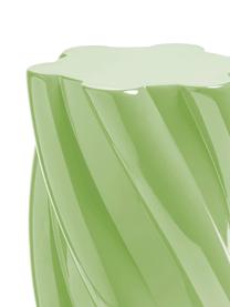 Odkladací stolík Marshmallow, Sklenené vlákno, Zelená, Ø 25 x V 55 cm