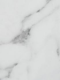 Stolik kawowy o wyglądzie marmuru Lesley, Płyta pilśniowa średniej gęstości (MDF) pokryta folią melaminową, Biały, imitacja marmuru, S 90 x W 40 cm
