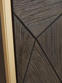 Highboard Harry aus massivem Mangoholz, Korpus: Massives Mangoholz, lacki, Mangoholz, Goldfarben, B 100 x H 120 cm