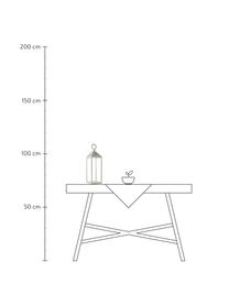 Lampe d'extérieur LED mobile intensité variable Cargo, Blanc, larg. 14 x haut. 67 cm