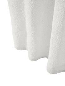 Rideaux opaques en tissu bouclé avec ruflette Bellamie, 2 pièces, Tissu bouclé (85 % polyester, 15 % acrylique), Blanc crème, larg. 135 x long. 260 cm