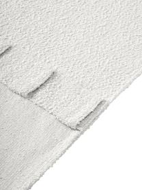 Rideaux opaques en tissu bouclé avec ruflette Bellamie, 2 pièces, Tissu bouclé (85 % polyester, 15 % acrylique), Blanc crème, larg. 135 x long. 260 cm