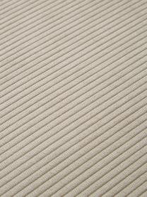 Modulaire hoekbank Lennon van corduroy, Bekleding: corduroy (92% polyester, , Frame: massief grenenhout, FSC-g, Poten: kunststof, Corduroy beige, B 238 x D 180 cm, hoekdeel links