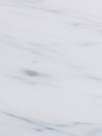 Salontafel Alisma met glazen tafelblad, Tafelblad: glas, mat bedrukt, Frame: vermessingd staal, Wit, gemarmerd, goudkleurig, B 90 x D 50 cm