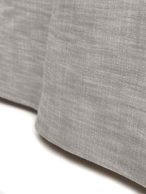 Modulaire woonlandschap Russell  in grijs, Bekleding: 100% katoen Met 50.000 sc, Frame: massief grenen FSC-gecert, Poten: kunststof, Stof grijs, B 412 x H 77 cm