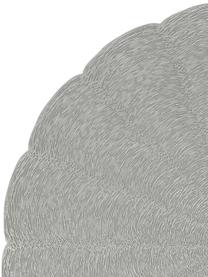 Okrągła podkładka Lumi, 2 szt., Tworzywo sztuczne, Szary, Ø 38 cm
