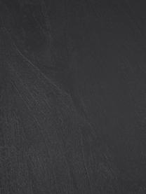 Eettafel Luca van mangohout, 180 x 75 cm, Tafelblad: massief mangohout, Frame: gepoedercoat metaal, Mangohout, zwart gelakt, B 180 cm x H 75 cm