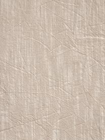 Katoenen tafelkleed Ivory met franjes, 100% katoen, Beige, Voor 6 - 10 personen (B 145 x L 250 cm)