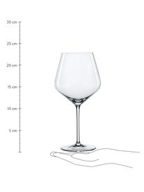 Kristall-Rotweingläser Style, 4 Stück, Kristallglas, Transparent, Ø 11 x H 23 cm, 640 ml