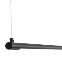 Grande suspension LED moderne Elettra, Noir, larg. 120 x haut. 2 cm