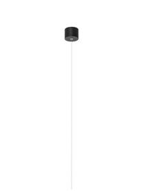 Grande suspension LED moderne Elettra, Noir, larg. 120 x haut. 2 cm