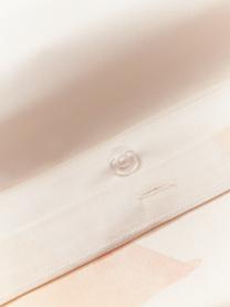 Katoensatijnen dekbedovertrek Marino met bloemenmotief, Weeftechniek: satijn Draaddichtheid 210, Beige, roodtinten, B 200 x L 200 cm