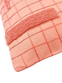 Poszewka na poduszkę Wade, 100% bawełna, Koralowy, S 40 x D 40 cm