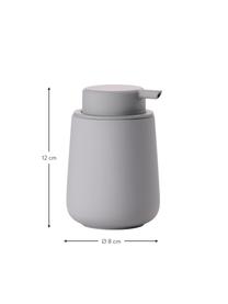 Porzellan-Seifenspender Nova One, Behälter: Porzellan, Hellgrau, Ø 8 x H 12 cm