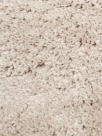 Tapis rond moelleux à longs poils et franges Dreamy, Beige, Ø 120 cm (taille S)