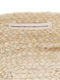 Set cestini per pane fatti a mano in foglie di mais Corinna, Foglie di mais intrecciate, Beige chiaro, Set in varie misure