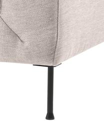 Sofa Cucita (2-Sitzer) mit Metall-Füßen, Bezug: Webstoff (Polyester) Der , Gestell: Massives Kiefernholz, FSC, Füße: Metall, lackiert, Webstoff Beige, B 187 x T 94 cm