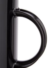 Pichet isotherme EM77, 1 L, Plastique ABS avec partie intérieure en verre, Noir, haute brillance, 1 L