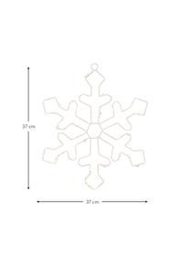 LED-Leuchtobjekt Stanga H 37 cm, mit Stecker, Metall, Silberfarben, B 37 x H 37 cm