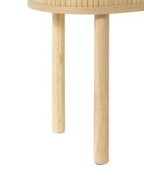 Chiffonnier Calary, Estructura: fibras de densidad media , Patas: madera de roble maciza ce, Madera clara, An 75 x Al 130 cm
